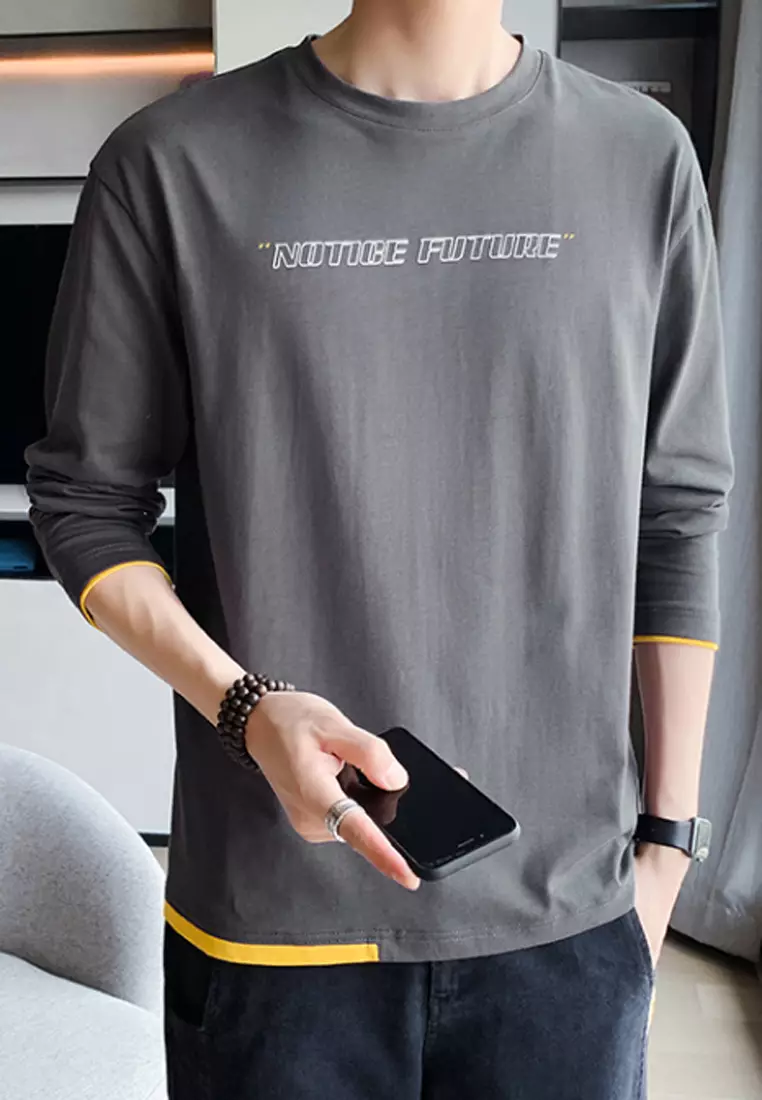 Printed Long Sleeves Tee