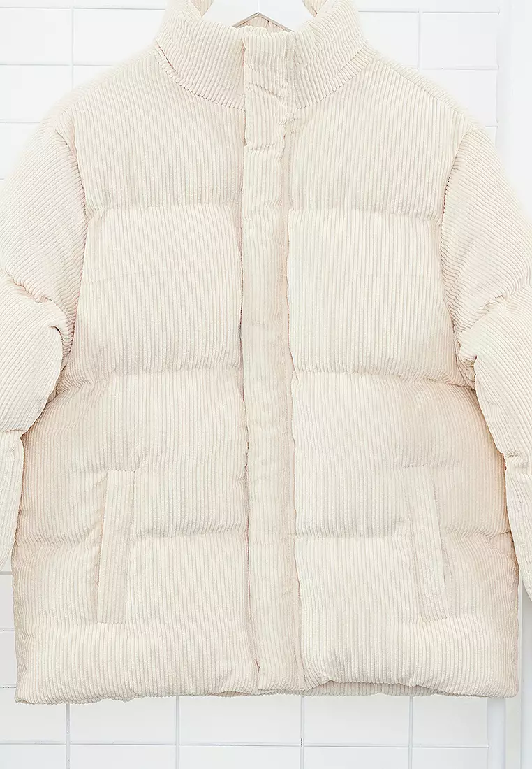 Corduroy Puffer Jacket