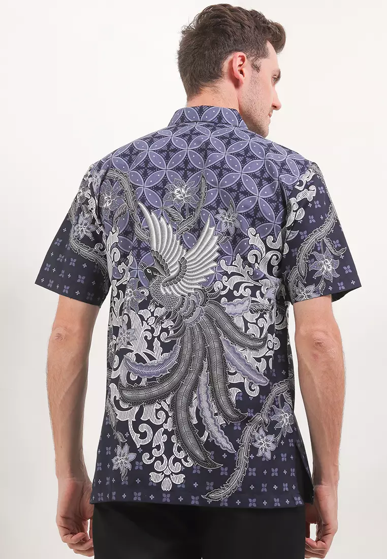 Hem Lengan Pendek Pria Keylo Grey Kemeja Lengan Pendek