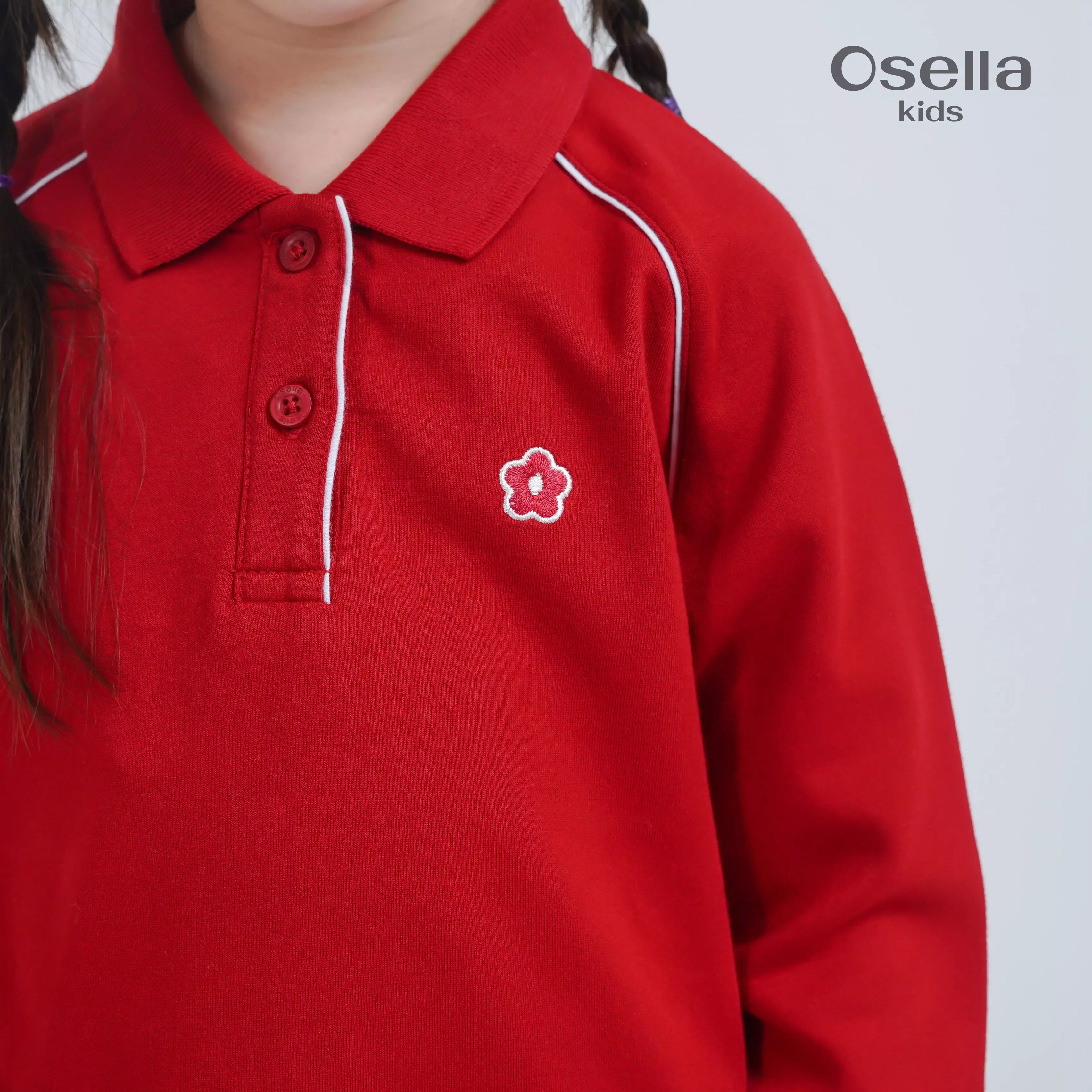 Osella Half Zipped Collar  Sweatshirt 2312500251 | Sweater Anak Perempuan