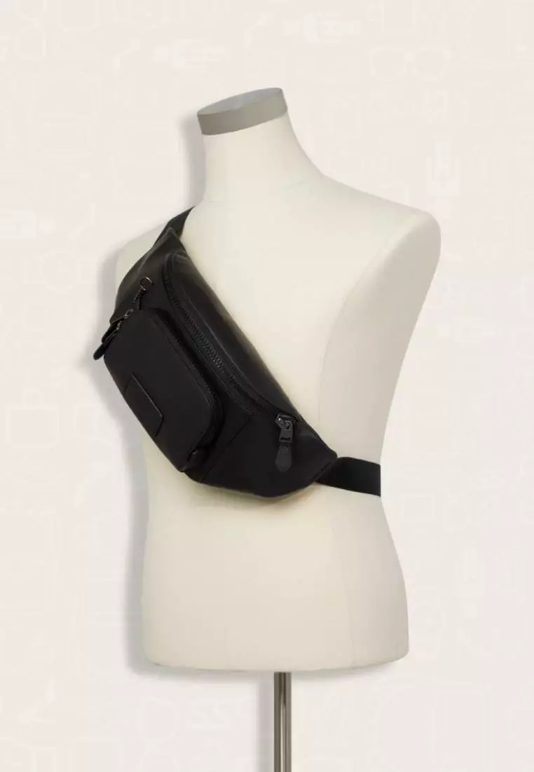 Coach Track Belt Bag Black