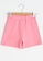 LC Waikiki pink Elastic Waist Printed Girls Shorts 1460EKA4CDF72DGS_2