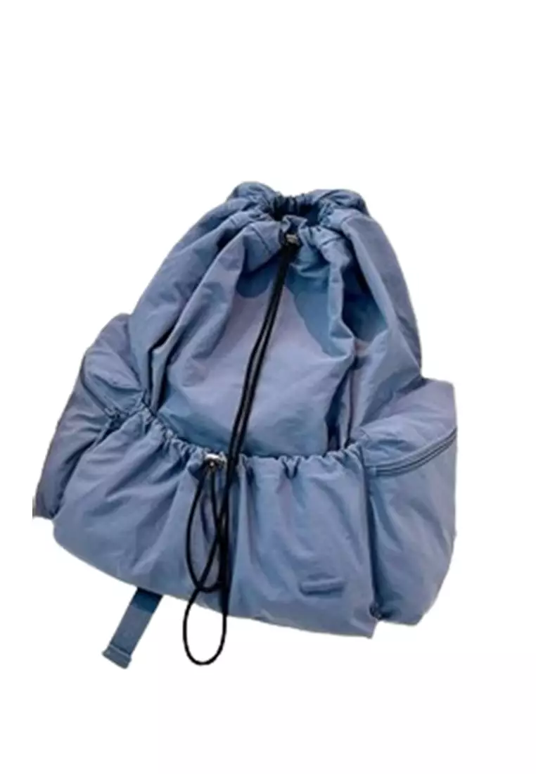 Tas Ransel 860 Wanita Backpack Wanita Remaja Tas Bahan Anti Air ORIGINAL - Cornflower Blue