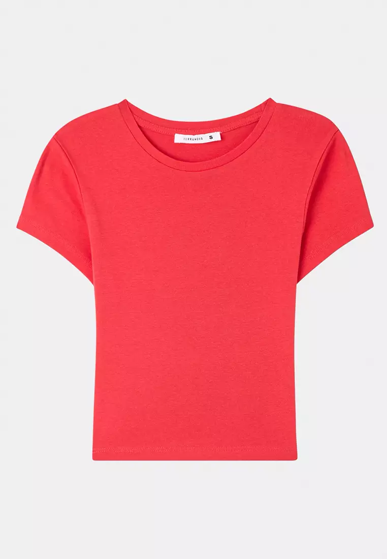 Buy Terranova Terranova Crew Neck Cropped T-Shirt For Women 2024 Online ...