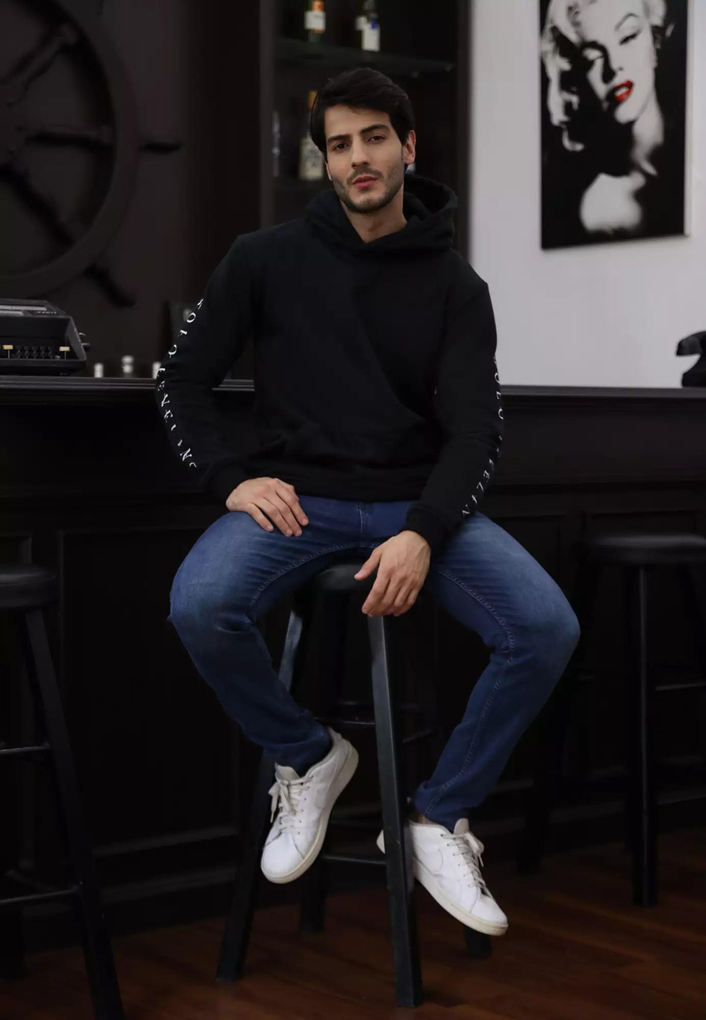 Ryusei x Solo Leveling | Hoodie Hunter Solo Leveling Black