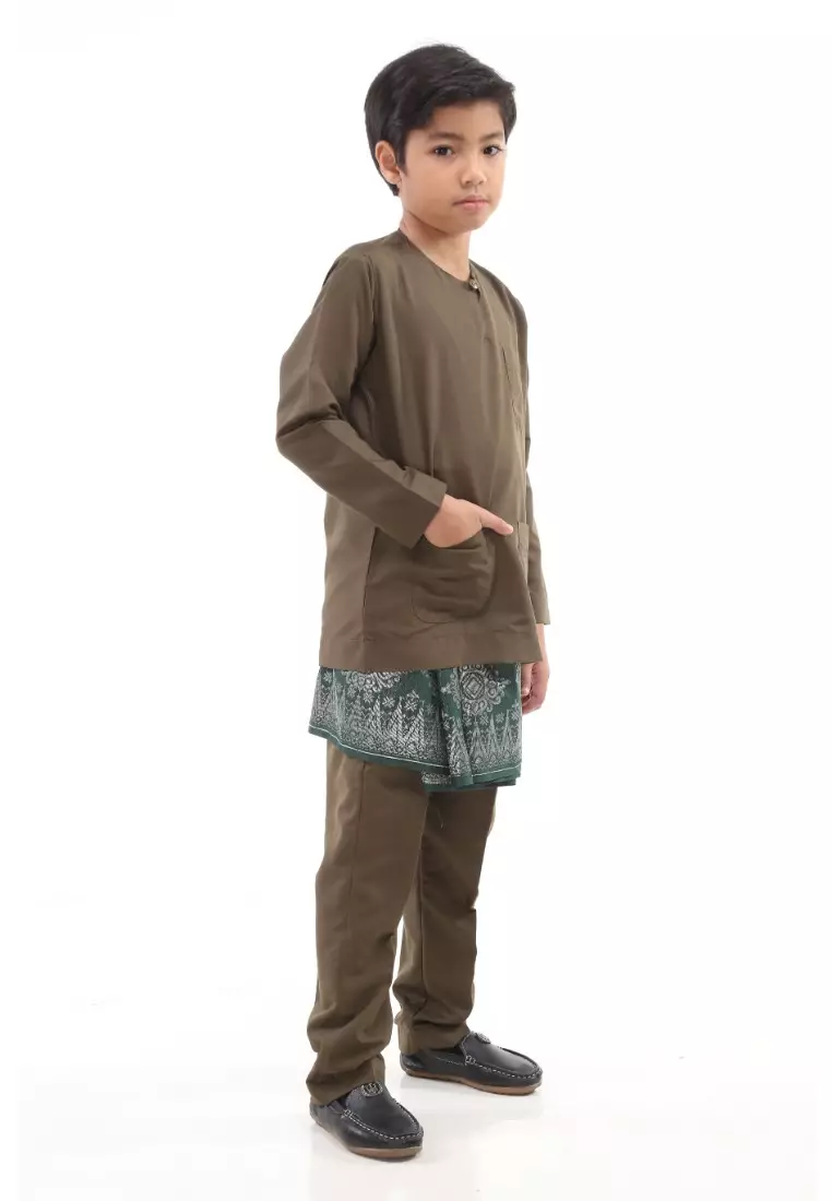 Baju Melayu Moden Teluk Belanga For Kids