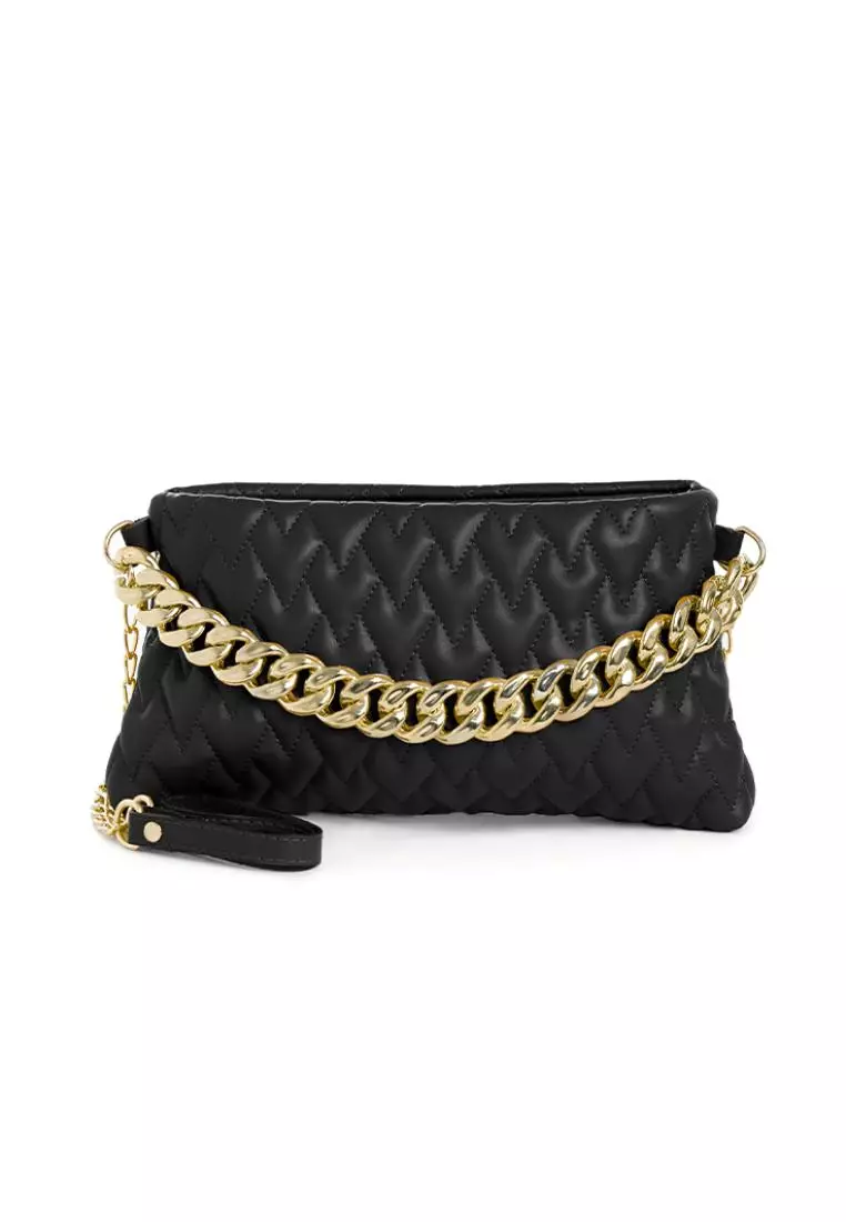 Black cross hotsell body chain bag