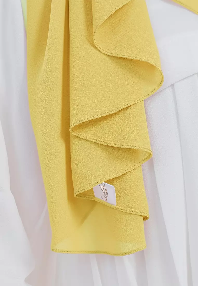 HIJAB INSTAN LUBNA - LIGHT MUSTARD