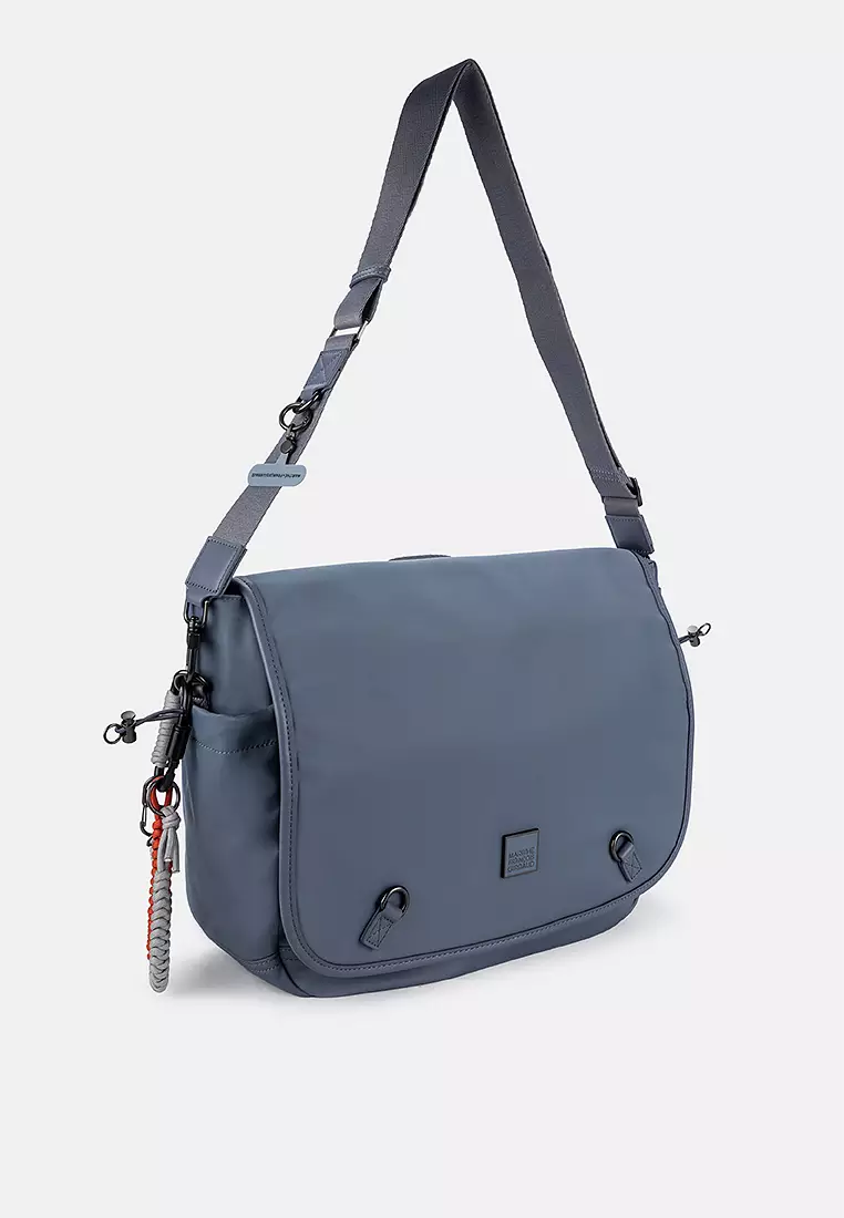 Buy Marithe + Francois Girbaud Men's NEU Messenger Bag Cloud Blue