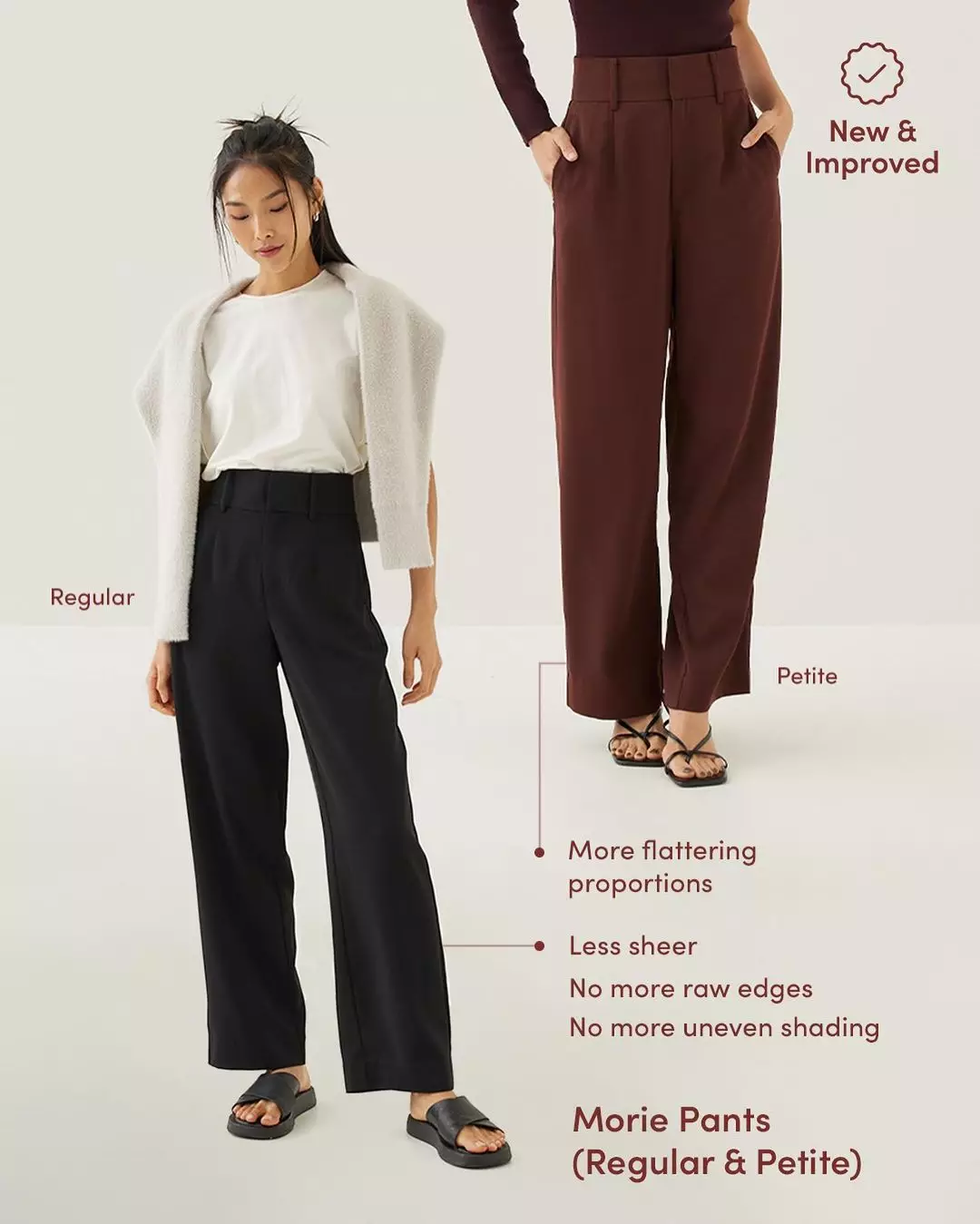 Celana Wanita - Morie Regular Straight Leg Pants