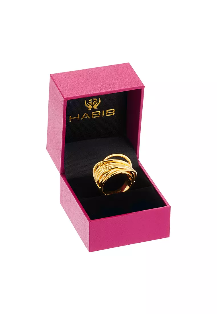 HABIB 999/24K Yellow  Gold Ring 9GR00511224