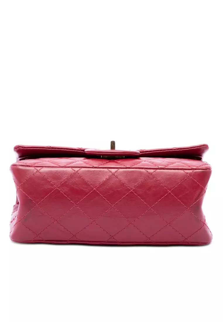 Pre-Loved Chanel Quilted Aged Calfskin Reissue 2.55 Single Flap 224