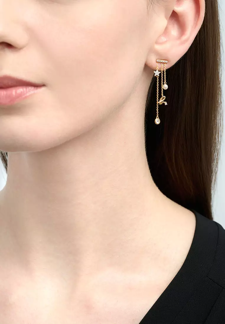 Canopy 3 Chain Drop Earrings