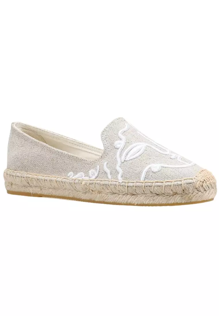 Discount on The Lounge Edit  shoes - SKU: Kaori Slippers Beige