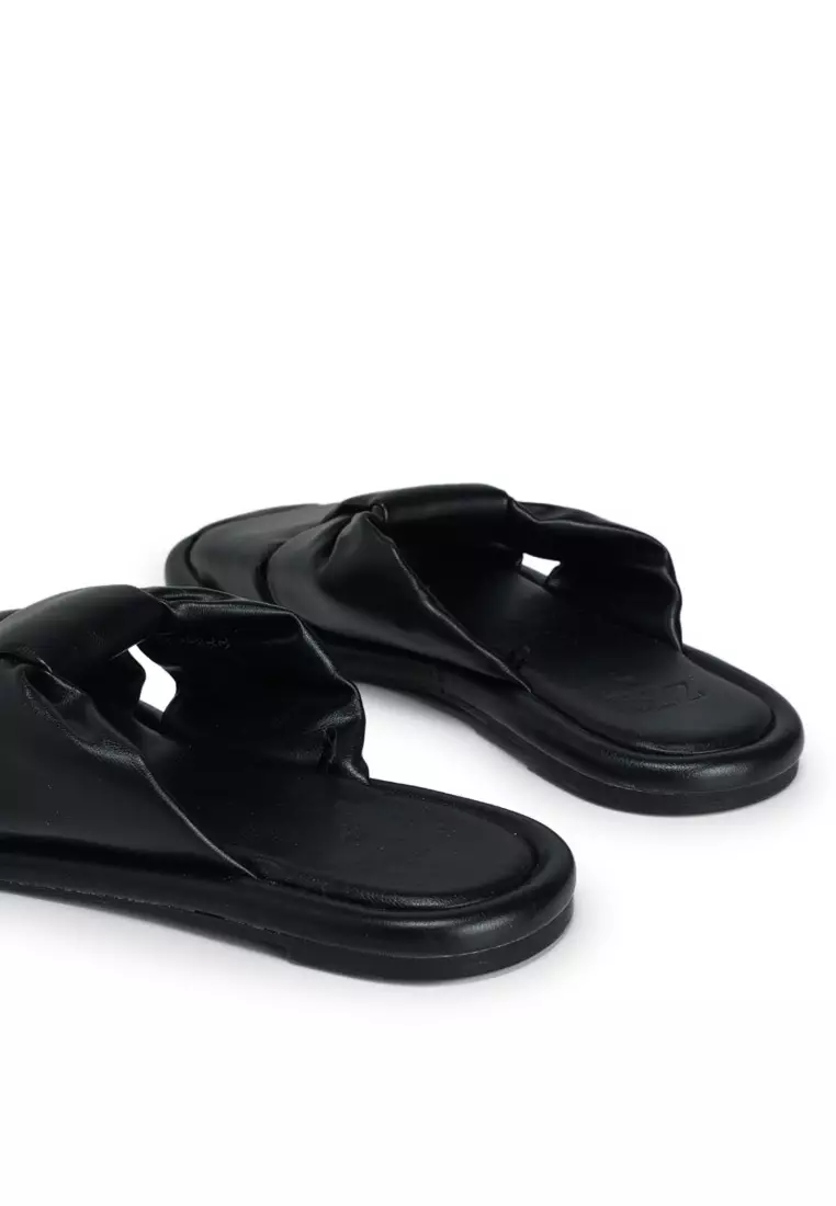 ZARA Padded Flat Sandals 2025 Buy ZARA Online ZALORA Hong Kong