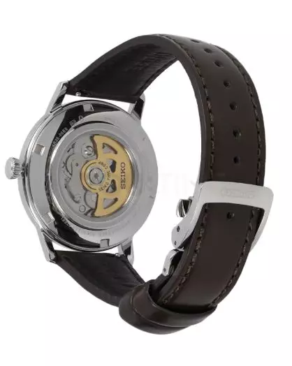 Jam Tangan Pria Seiko Presage SRPJ17J1 SRPJ17J1X1 Strap Leather Dark Brown Cocktail Time The Irish Coffee Gradient Dark Brown Color Color