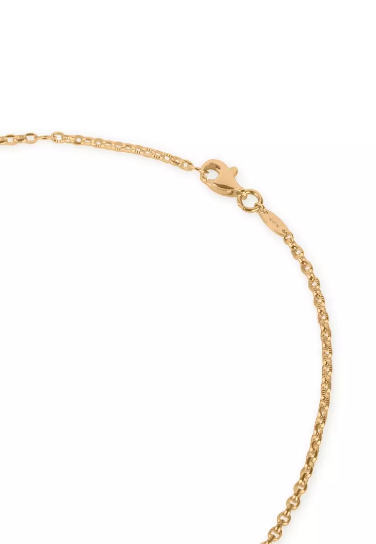 Rolo Chain Necklace  14k Gold -18 inches