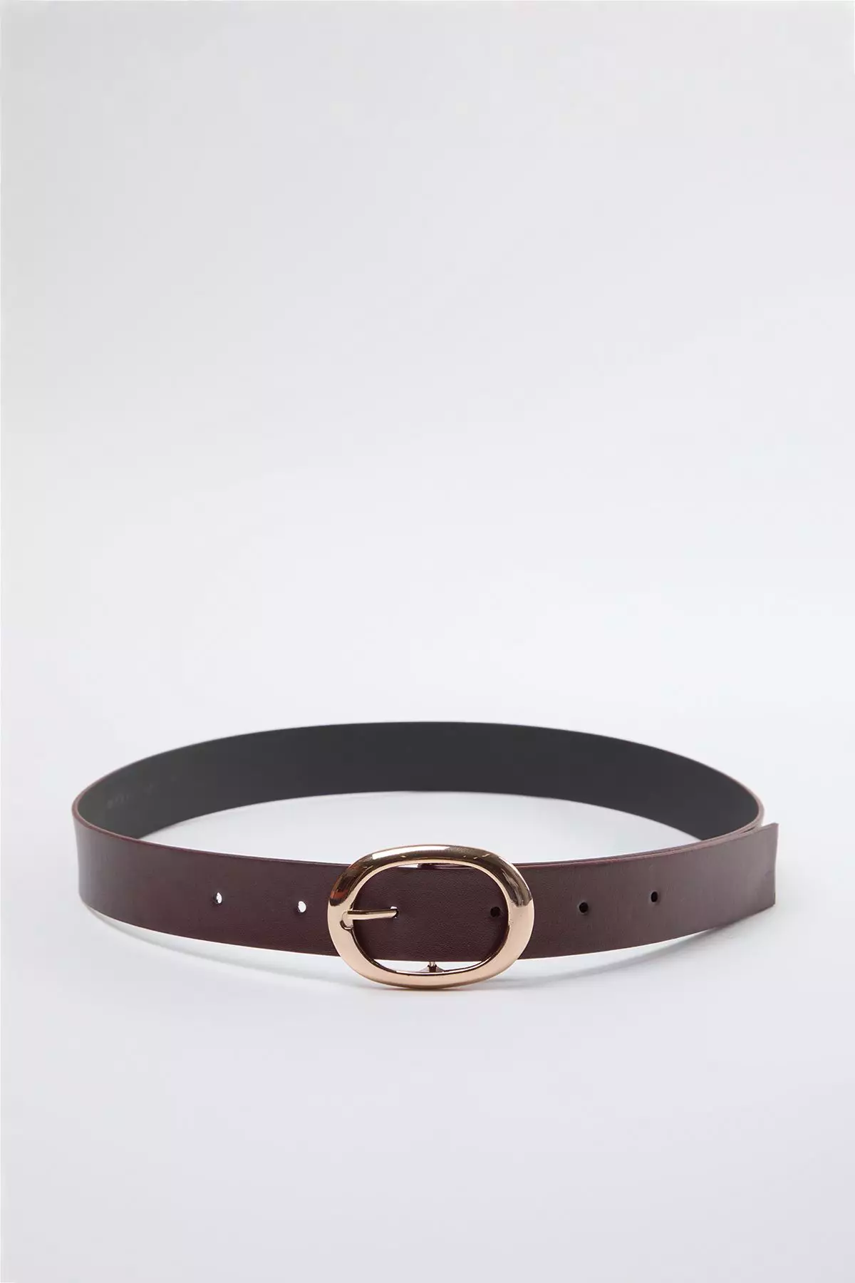 Black-Brown-Burgundy 3-Pack Leather Look Women's Belt TWOSS21KE0054