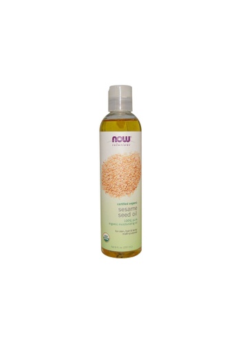 Now Foods Now Foods, Solutions, Sesame Seed Oil, Certified Organic, 8 fl oz (237 ml) 8A411ESF6A9E6EGS_1