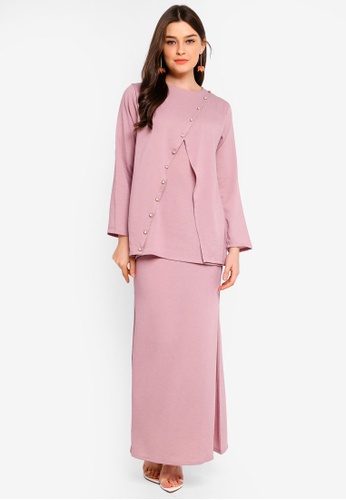 Rima Modern Kurung from UMMA in Pink