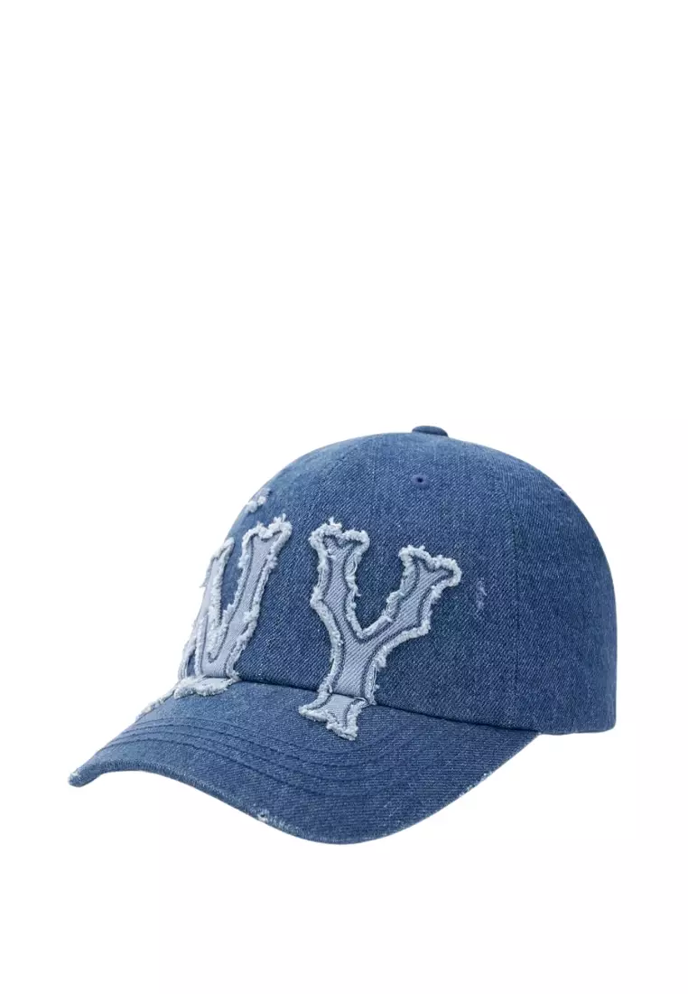 Jual MLB Korea Denim Coopers Unstructured Ball Cap - NY
