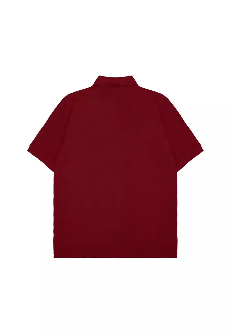 Moutley Men's Collar T-Shirt Short Sleeve Oversized Fit Cotton 16s Being 040325