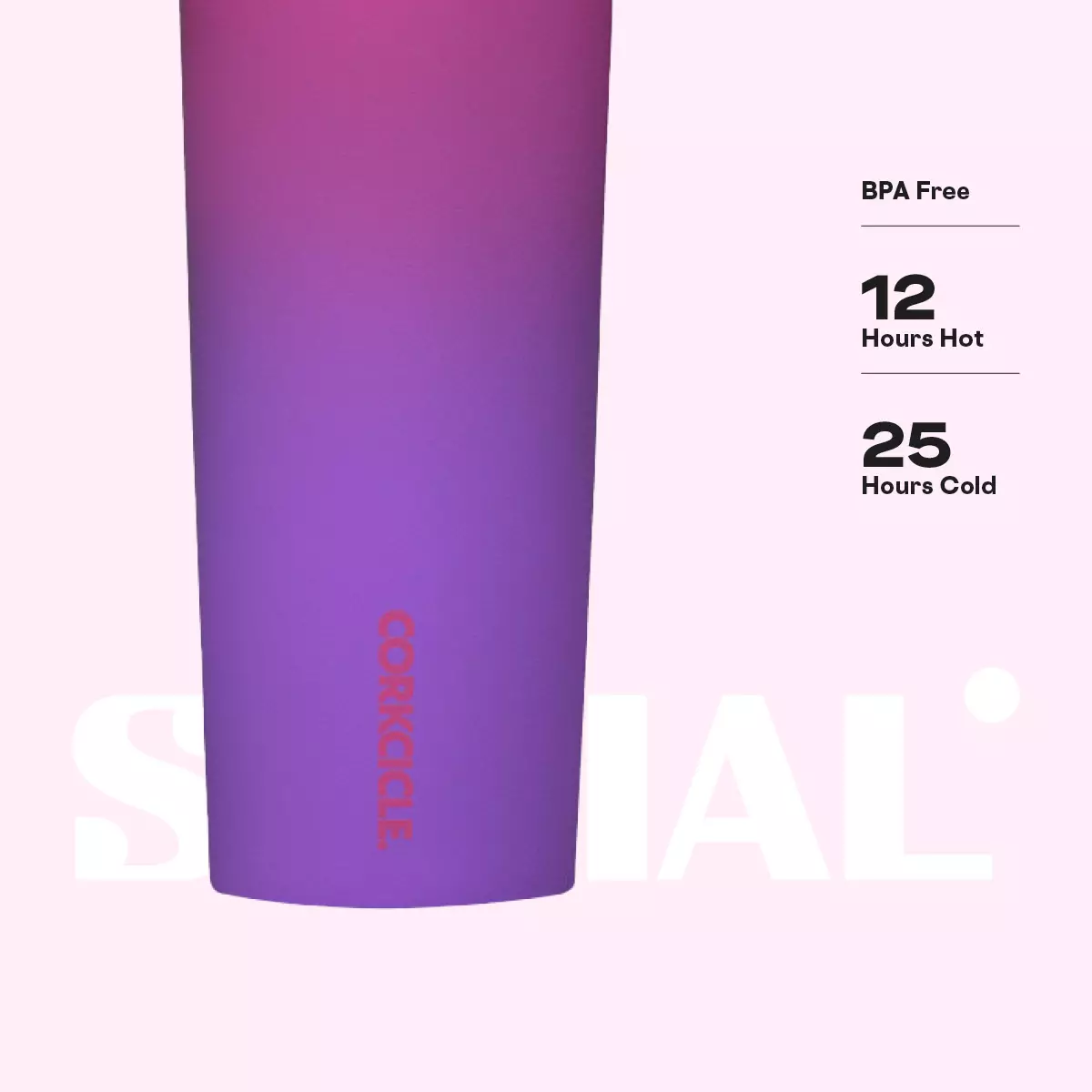 CORKCICLE Sport Canteen 20oz - Hydrangea