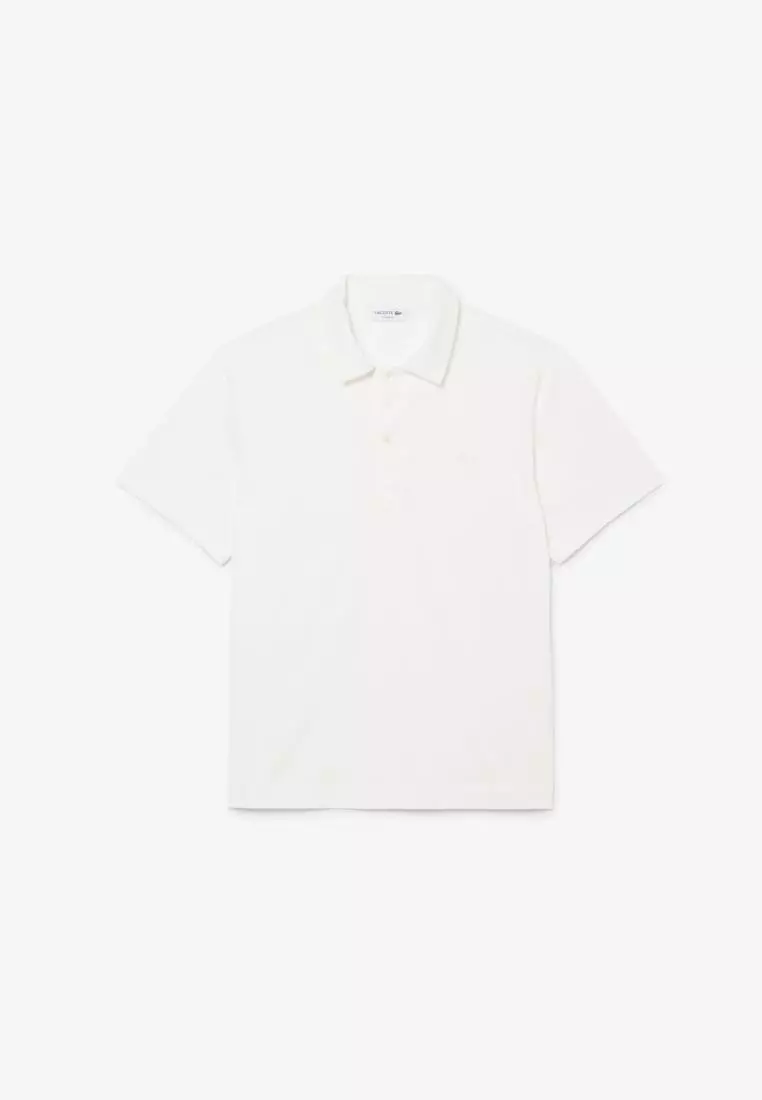 Paris Classic Fit Open Neck Embroidered Polo Shirt