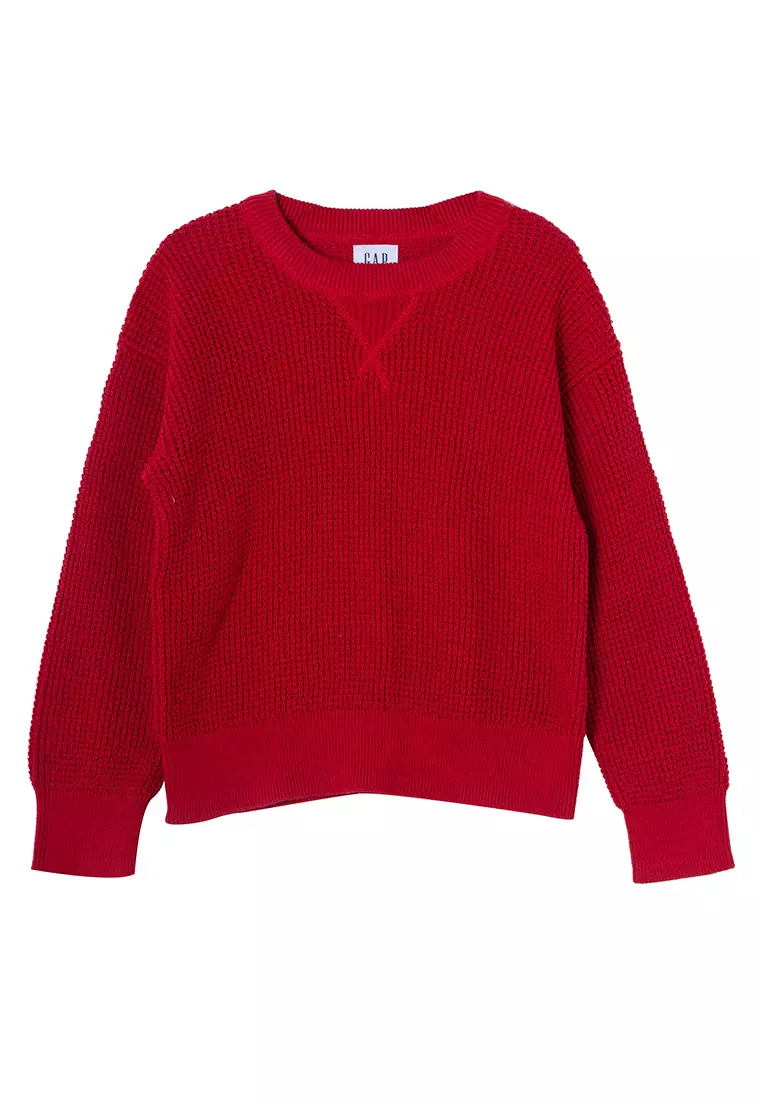 Red on sale sweater gap