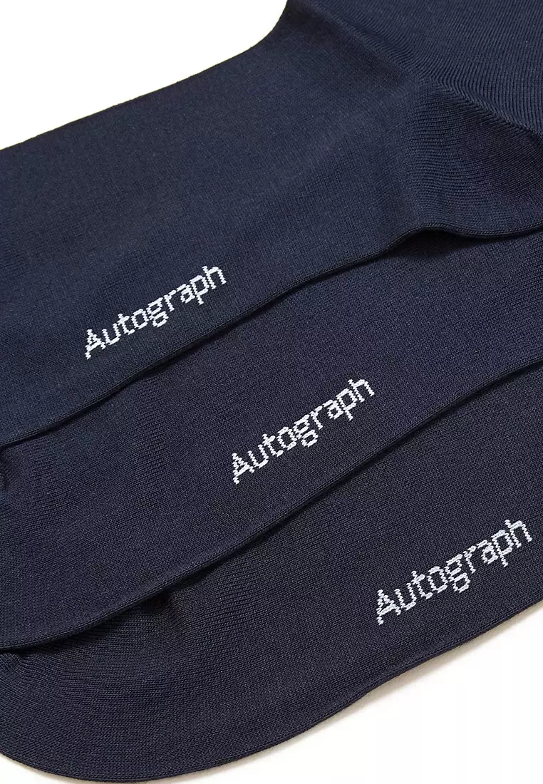 3pk Modal Pima Cotton Socks