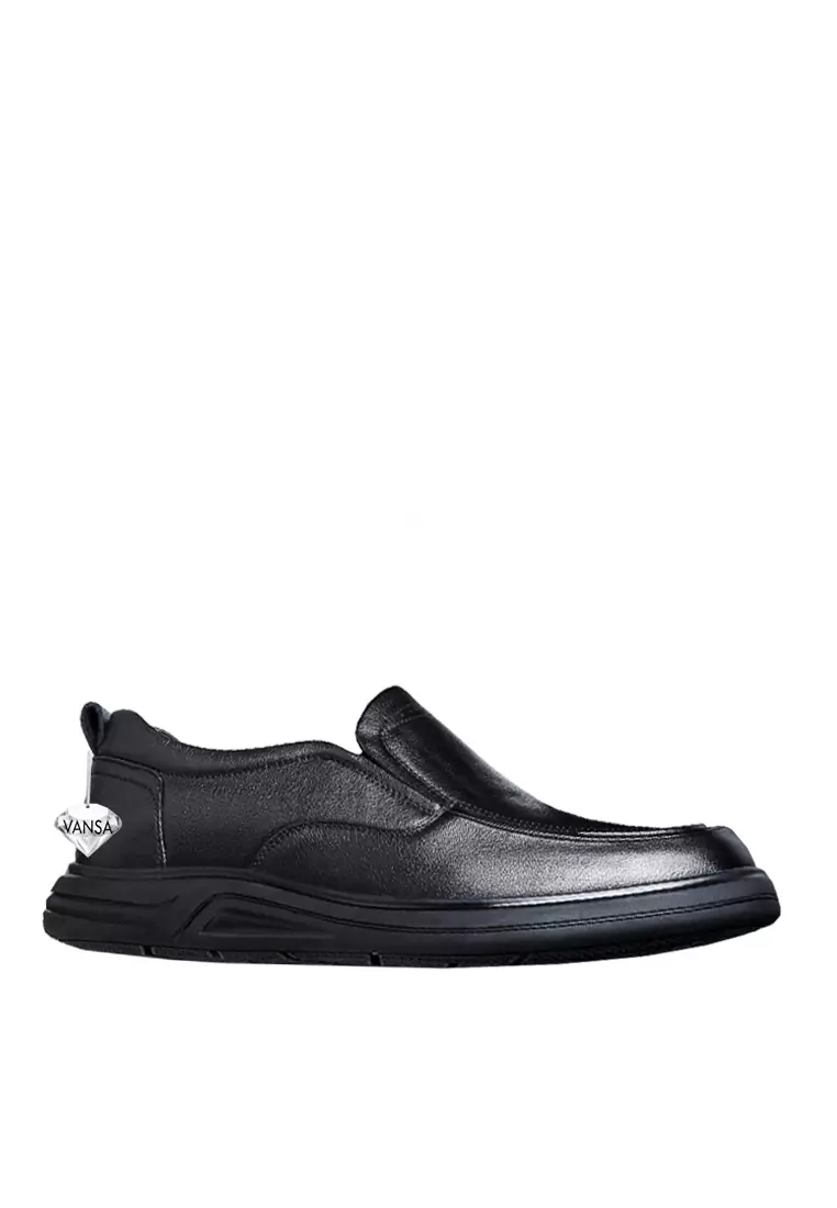 Discount on Twenty Eight Shoes  shoes - SKU: VANSA Top Layer Cowhide Business Slip-on Loafer VSM-C-91802