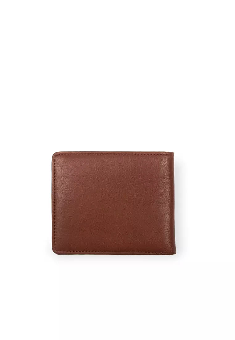 Cayman Bi-fold Wallet (RFID) - Brandy/Espresso