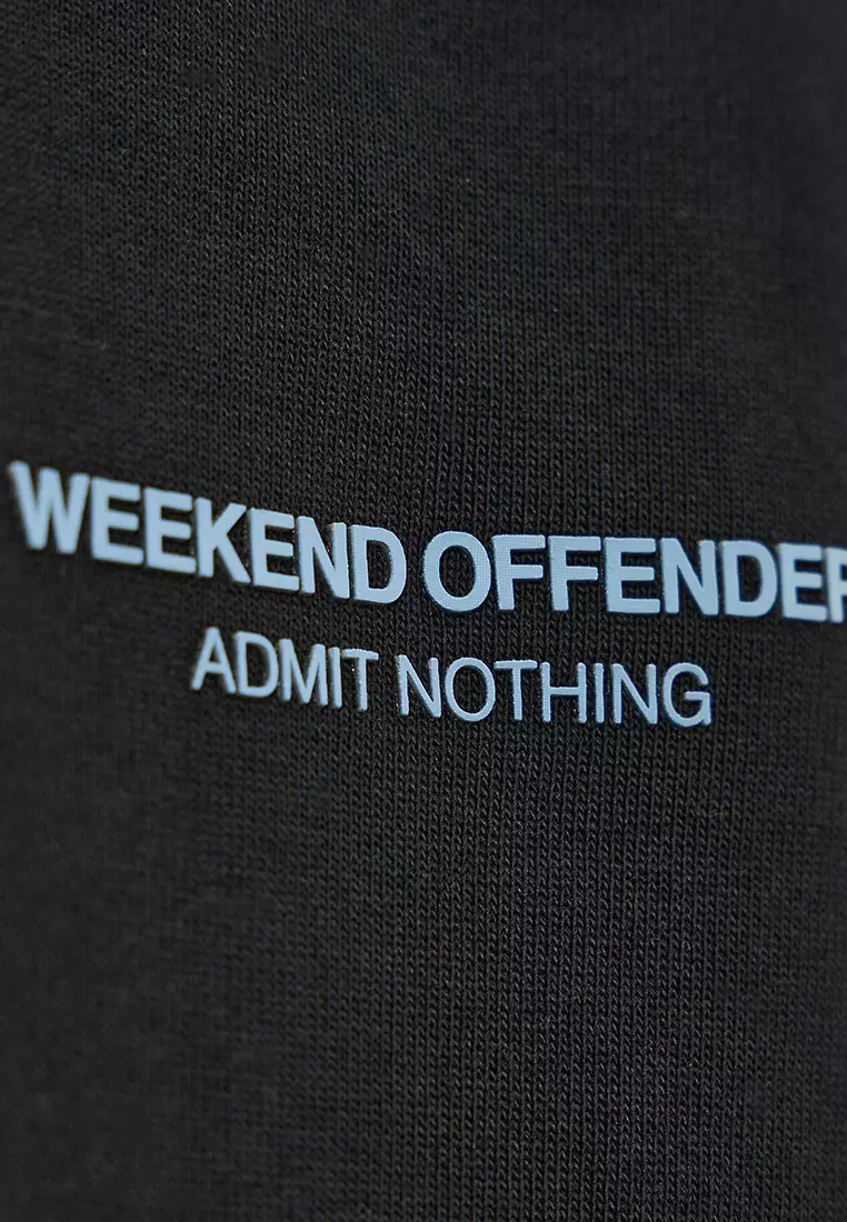 MENS BLACK/BLUE SHADOW SANTANA WOAN JOG PANT