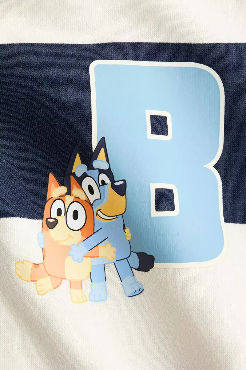 Oversized printed sweatshirt