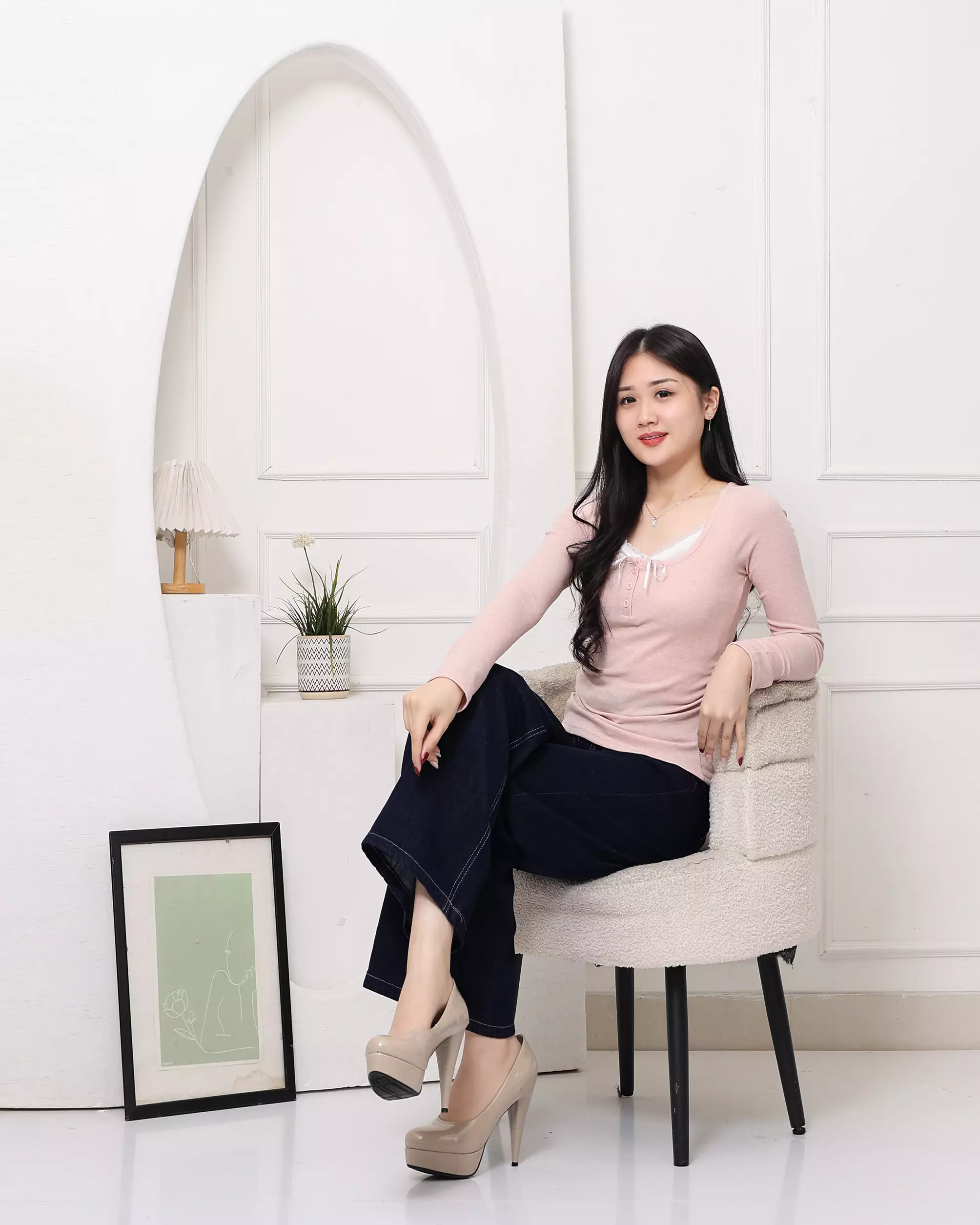 Gaeun Blouse in Pink