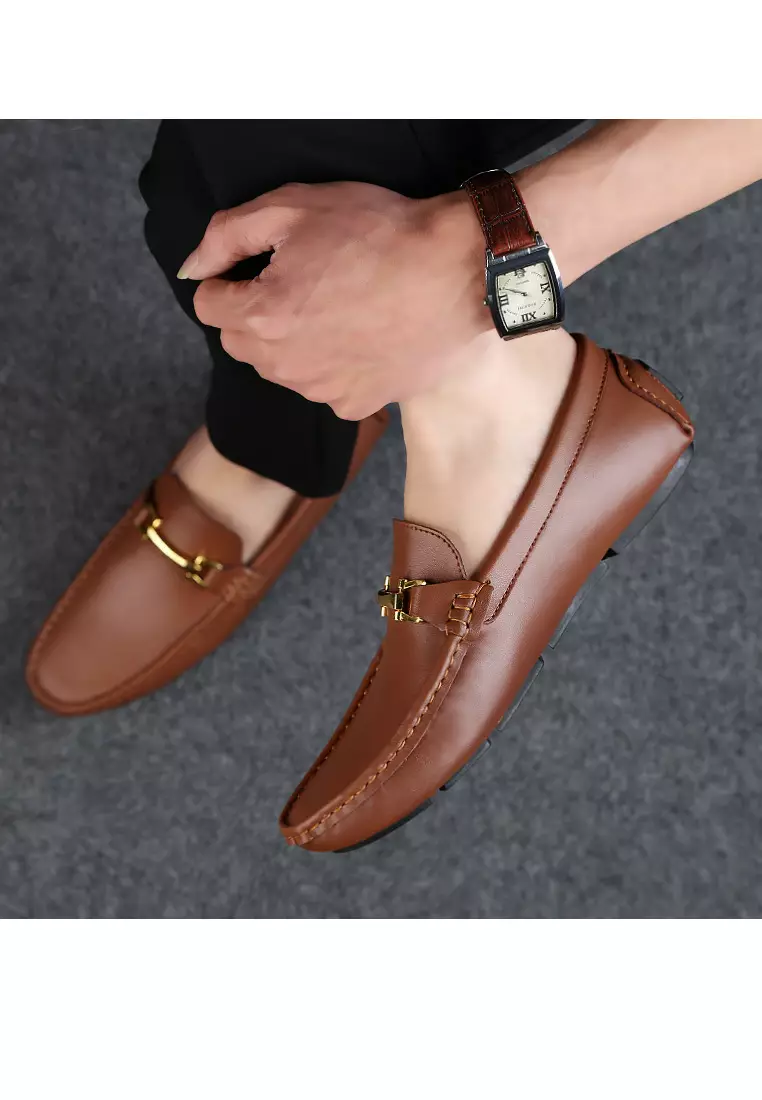 Leather Horsebit Loafers & Boat Shoes YY9016