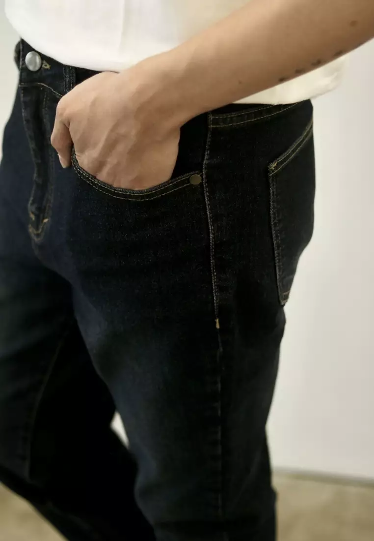 Kale JARVIS DARK BLUE / Celana Panjang Pria/Celana Jeans Pria