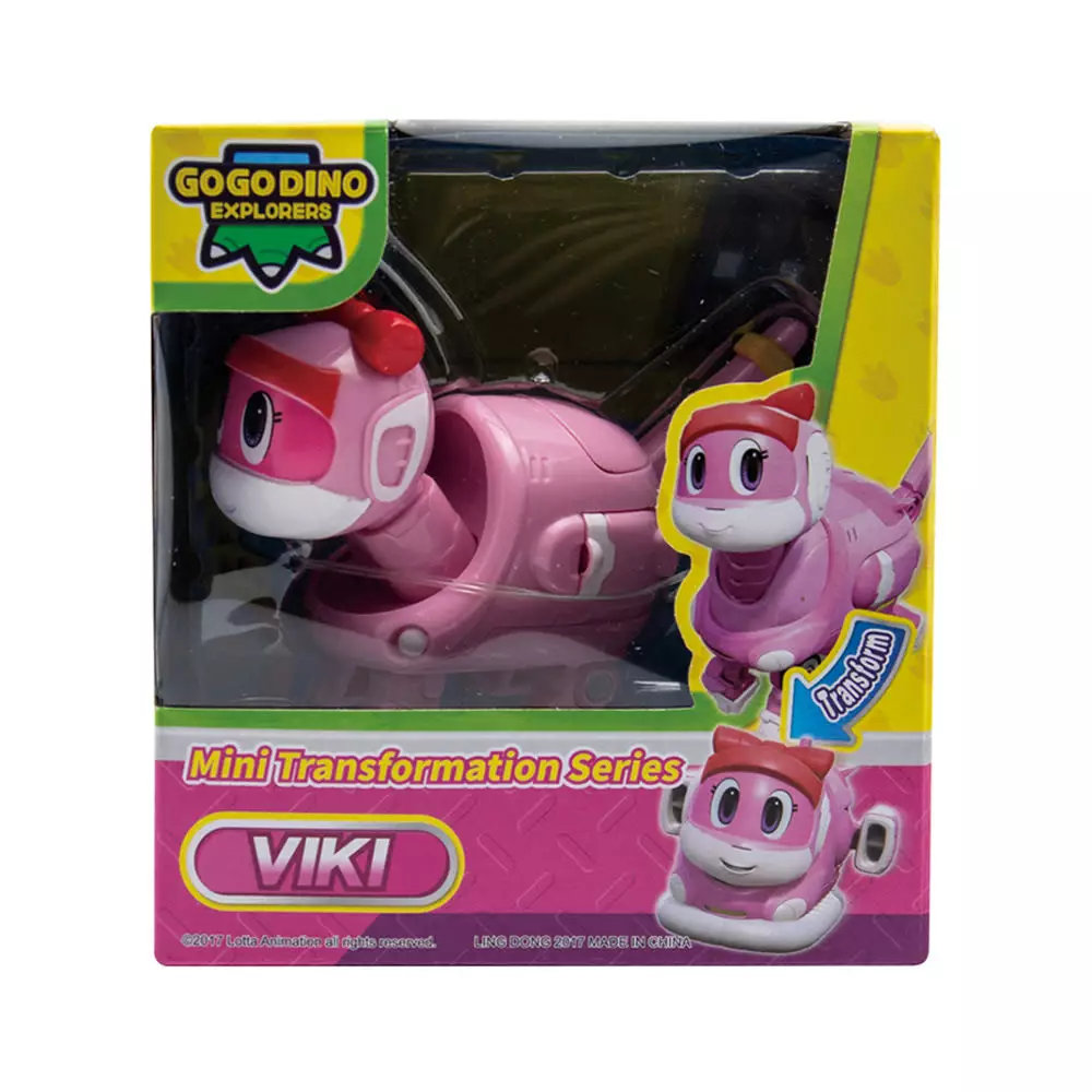 TOP GEAR ROBOT GOGO DINO MINI VIKI S3 - PINK