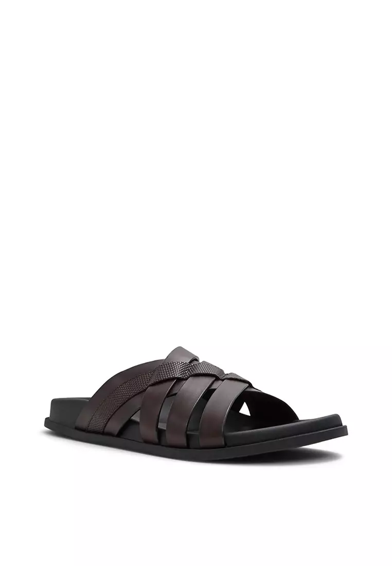 Aldo leather clearance slides