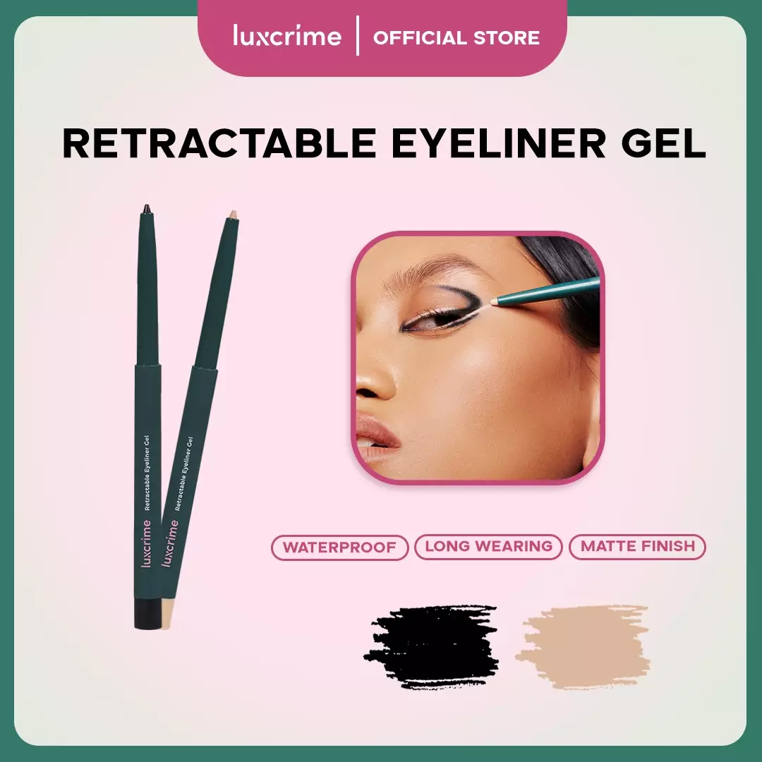 Luxcrime Retractable Eyeliner Gel Lunar Black
