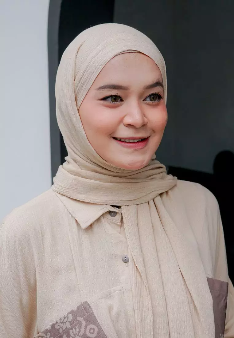 Pasmina Organik Zelia Creme