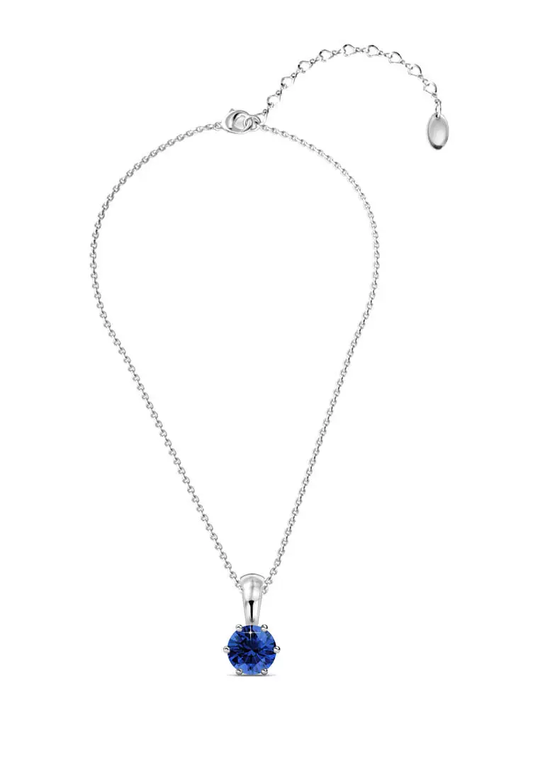 Birth Stone Pendant September Sapphire - Kalung Crystal Swarovski by Her Jewellery
