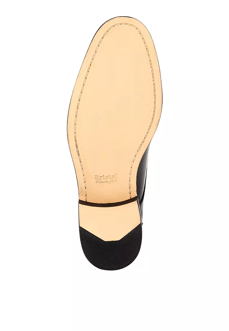 Fritz Black Single Monk Strap Shoes