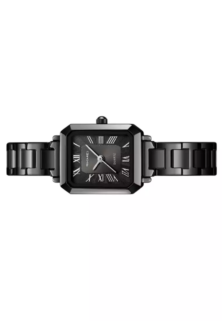 Jam Tangan Wanita Analog 2582 Tali Stainless ORIGINAL - Black