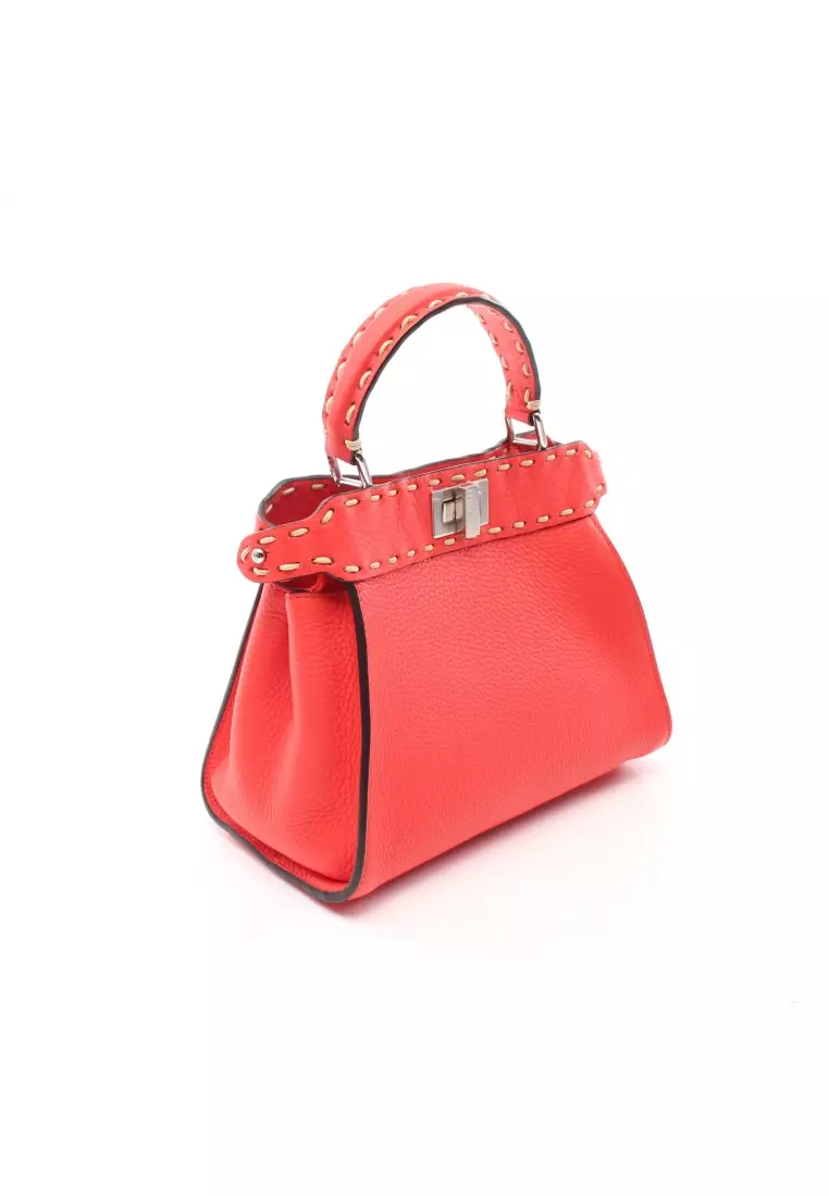 Fendi peekaboo mini red 2025