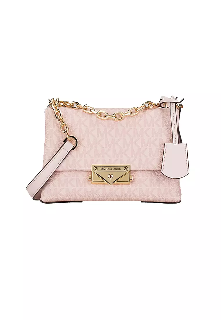 Michael Kors Cece Small Logo Shoulder Bag DK Powder Blush 35F2G0EC5B