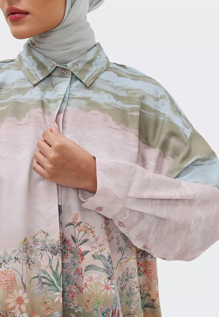 Ria Miranda Warm Sand Jazha Shirt