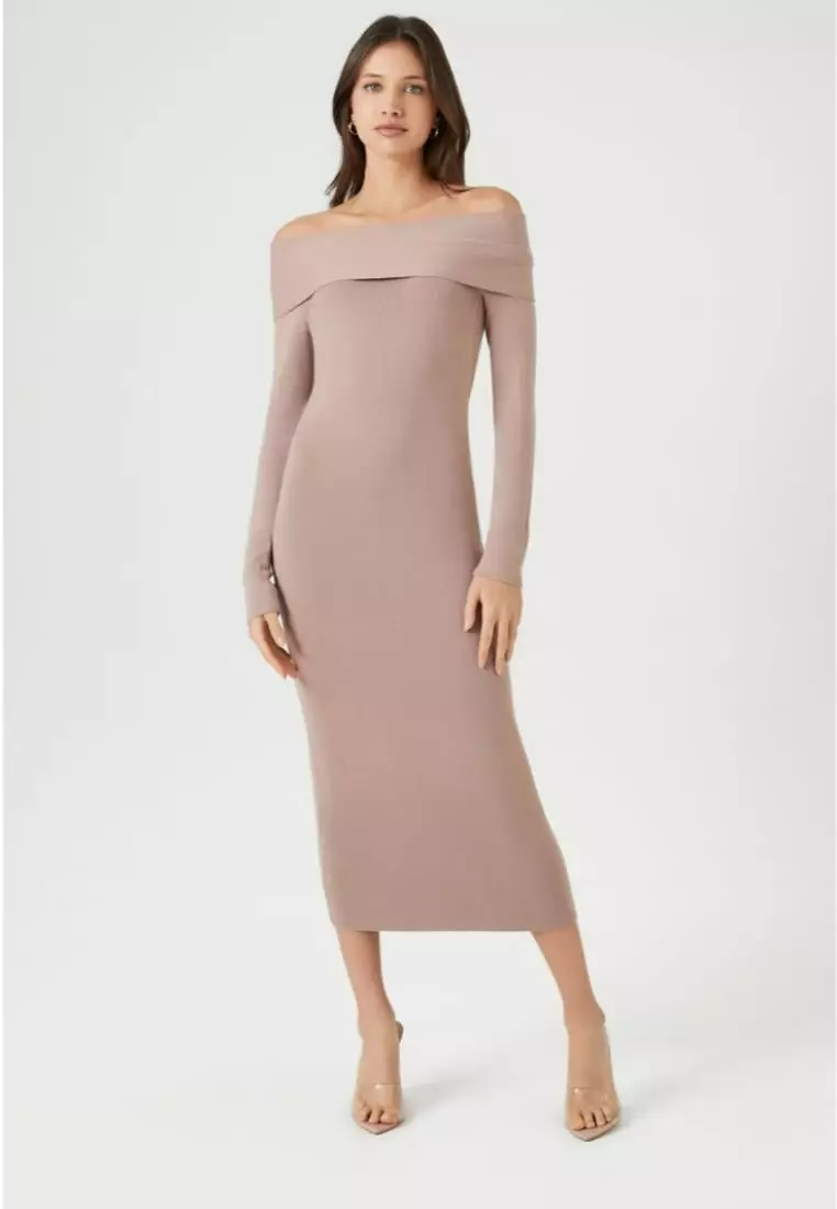 Ribbed sweater best sale dress forever 21