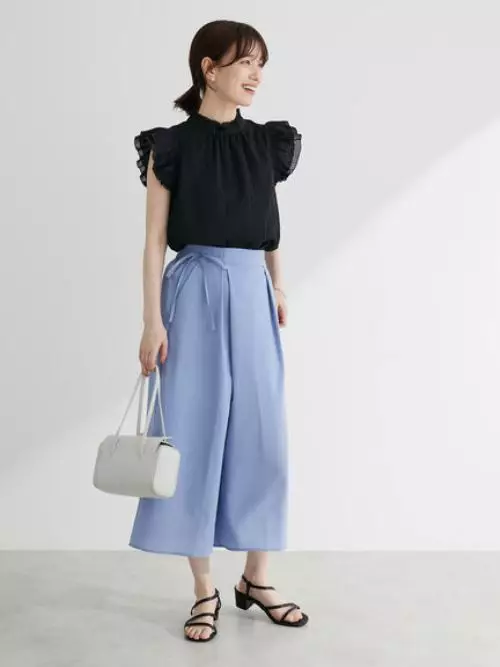 Green Parks - Haneuri Gaucho Pants Blue