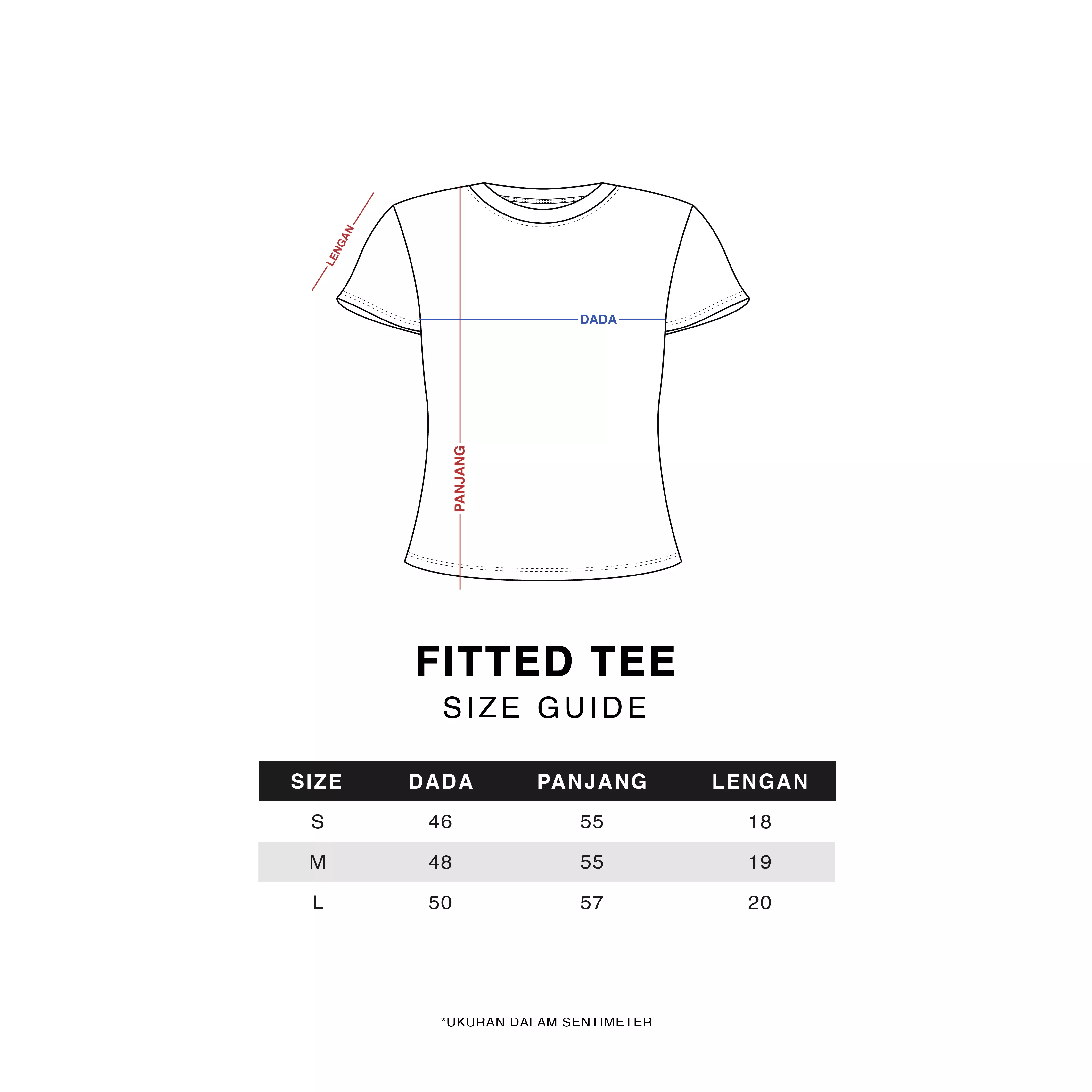 Kaos Wanita Fitted Lifa Black